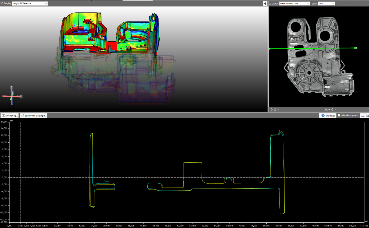 3D measurement - cut